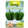 Bambini Pets игрушка для грызунов "Перчики" из люфы (2 шт) Bambini Pets игрушка для грызунов "Перчики" из люфы (2 шт)