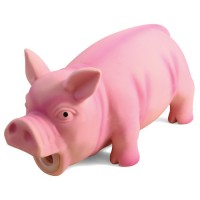 Triol Игрушка для собак из латекса "Поросенок хрюкающий" большой