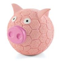 Triol Игрушка для собак из латекса "Свинка-мяч"