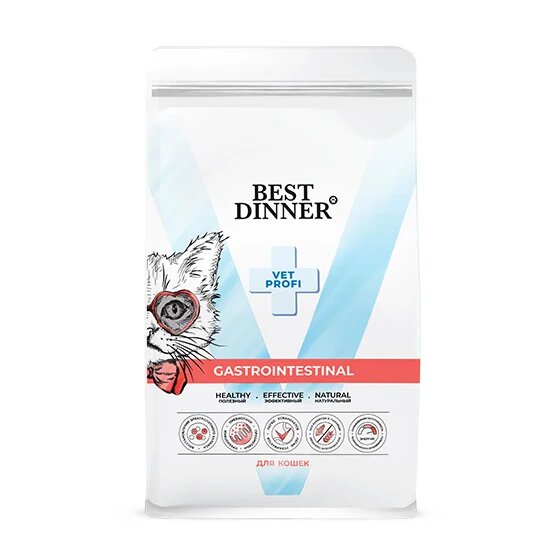 Best Dinner Vet Profi Gastrointestinal Диета для кошек при кишечных расстройствах, нарушениях пищеварения Best Dinner Vet Profi Gastrointestinal Диета для кошек при кишечных расстройствах, нарушениях пищеварения